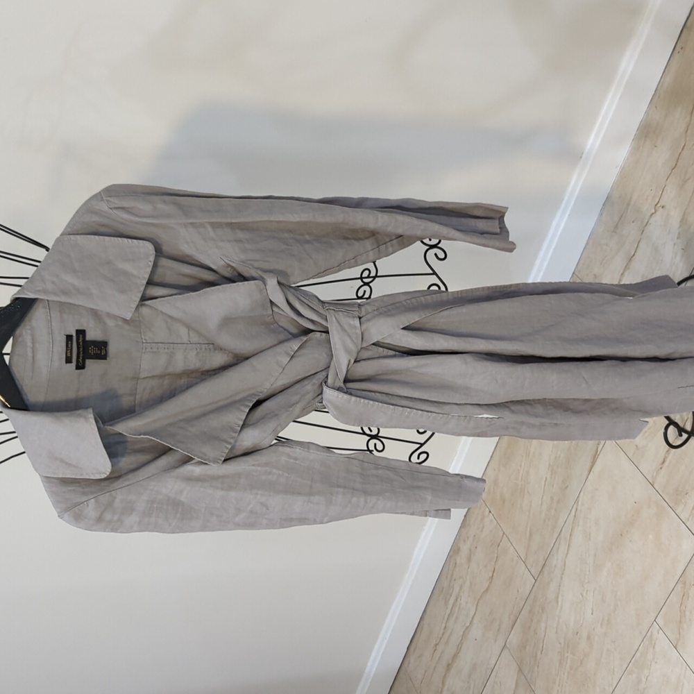 Linen Wrap Coat - image 1
